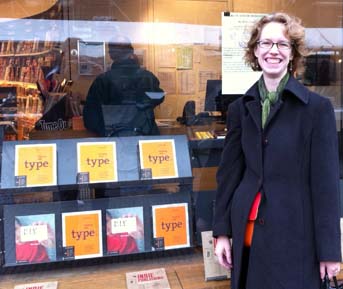 Ellen Lupton at ABC American Book Center, Amsterdam